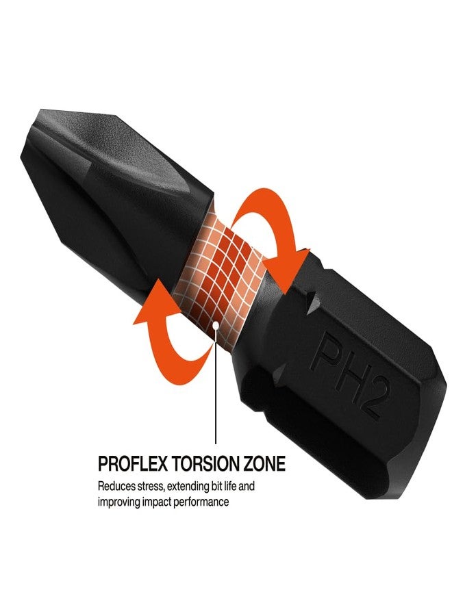 Klein Tools 33801S Impact Driver Bit Set, 12-Piece, S2 Steel, MODbox Compatible Storage Case, Magnetic Bit Holder, Professional Driver Bits - Image 5