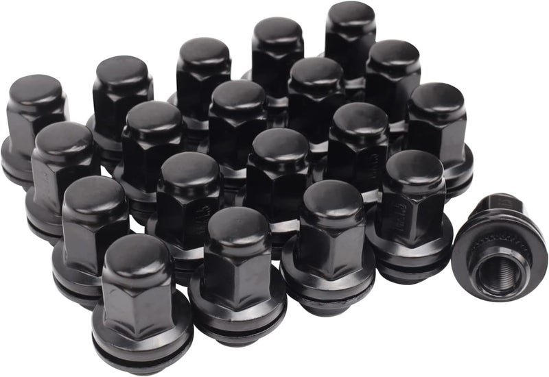 Mardarth Set of 20 Black OEM Style Factory Lug Nuts for Sequoia, Land Cruiser, Tundra, Lexus LX - Image 1