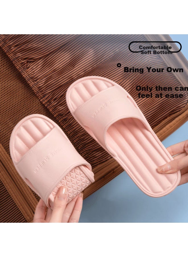 Forty thousand kilometers 40,000 Kilometers Travel Portable Folding Slippers Disposable Beach Shoes Bathroom Anti-slip Slippers Airplane Hotel Travel Supplies  - Image 2