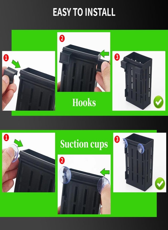 GLEFLE 2 PCS Aquarium Plant Holder Top Hanging Fish Tank Plant Pot Aquarium Planter Cups for Water Feature Decoration - Image 5