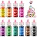 Cherrysea Food Coloring Liquid 10 Colors for BakingCherrysea Food Grade Cake Food Coloring Set for HalloweenFondantCookiesIcingEaster Egg Dessert Decorating Making DIY Supplies Kit 025 Fl oz 6 - Image 2