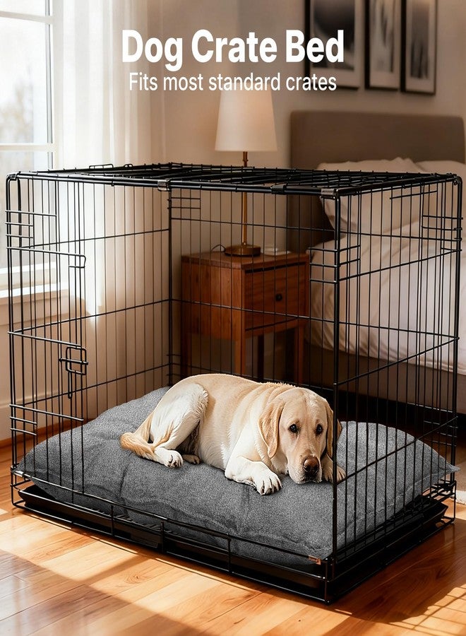 Veehoo Indestructible Dog Bed for Crate, Chew Proof Dog Crate Pad with Reinforced Corners, Small Washable Chew Resistant Pet Mat for Kennel, 24" x 18" - Image 5
