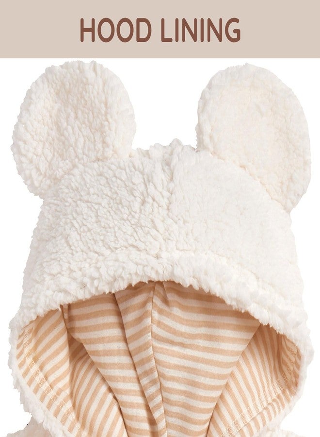 Disney Mickey Mouse Pluto Infant Baby Boys Cozy Sherpa Zip Up Hoodie White 12 Months - Image 3