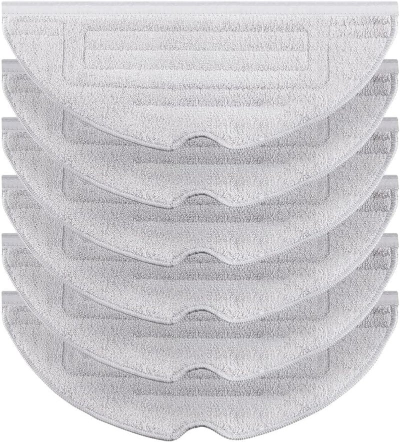 AnDongo 6 Pcs Mop Cloth Pad for Roborock S8 / S8+ / S7 MaxV Ultra / S7 Pro Ultra/VibraRise Mopping Pad Replacement Accessory (Light Gray) - Image 1
