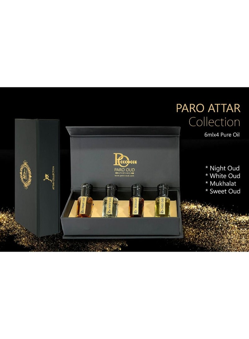 PARO OUD Attar collection (4 pcs) I PARO OUD I MADE IN UAE I GIFT ATTAR I Winter ATTAR I Autumn/Winter Collection I Seasonal ATTAR I Wedding  ATTARS I All-day Wear I oil with long-lasting scent - Image 2