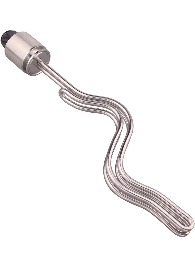 DERNORD DERNORD 15 Inch OD505mm Triclamp Ripple Heating Element Electric Immersion Water Heater 6500W 240V  - Image 2