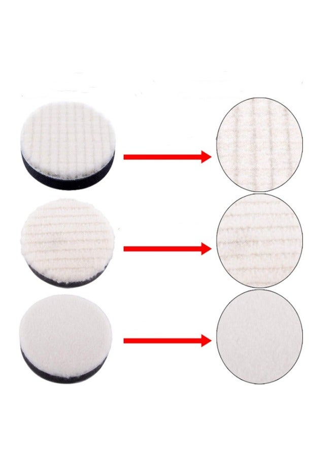Ant 33-Piece 3 Inch Buffing Sponge Pads and Polishing Pads kit, Car Polishing Pad Kit Foam Polishing Pads Car Buffer Polisher Attachment for Car Polishing Waxing and Cleaning  - Image 4