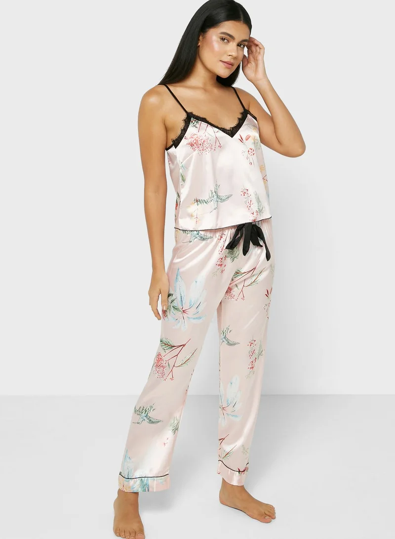ELLA Printed Cami & Pants Pyjama Set
