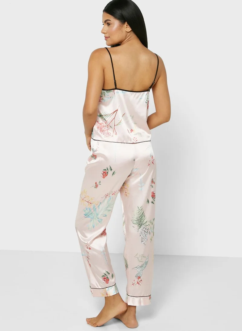 ELLA Printed Cami & Pants Pyjama Set