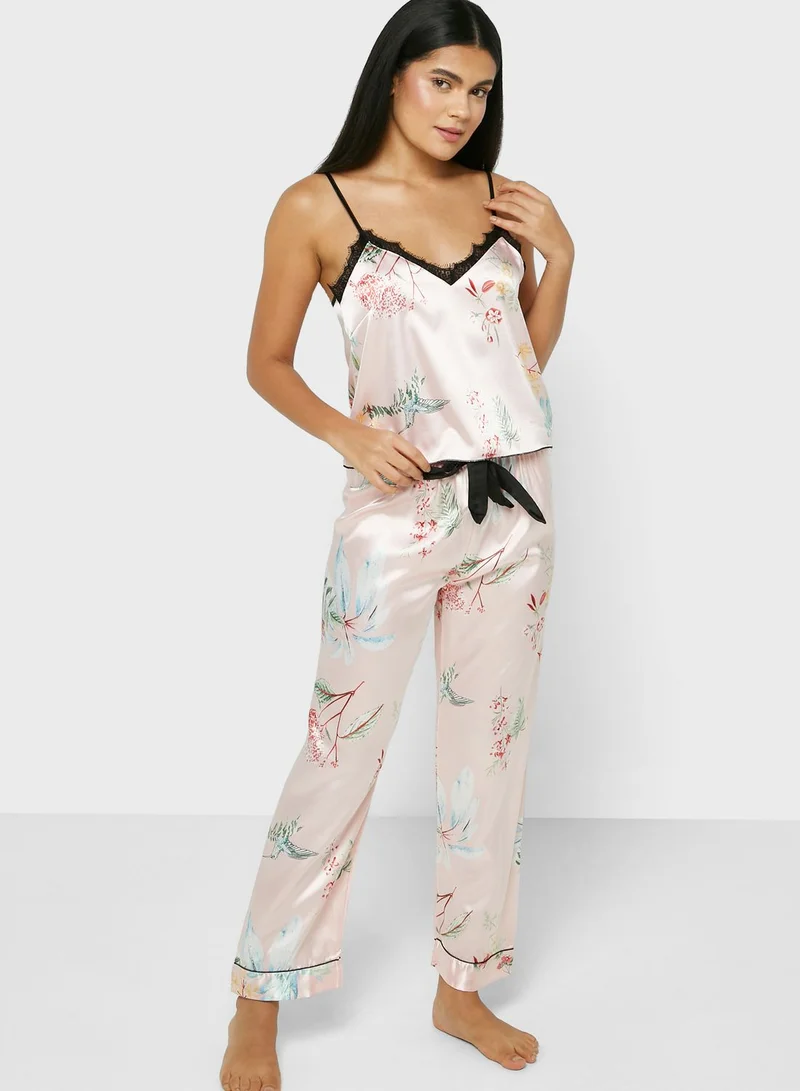 ELLA Printed Cami & Pants Pyjama Set