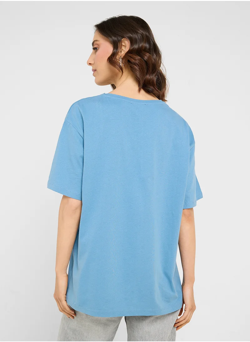 trendyol Crew Neck Oversized T-Shirt