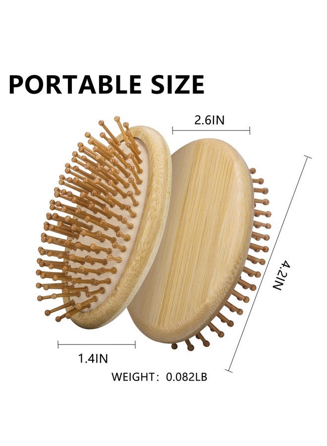 Combetter Natural Bamboo Hair Brush(No Handle) Combetter Massaging Scalp Detangling Brush For Women Men &Kids Ecofriendly Natural Wooden For All Hair Types - Image 5