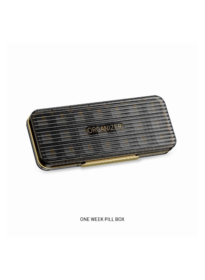 One Week 7-day pill box with 14 Slot medicine compartments Pill box organizer - Image 2