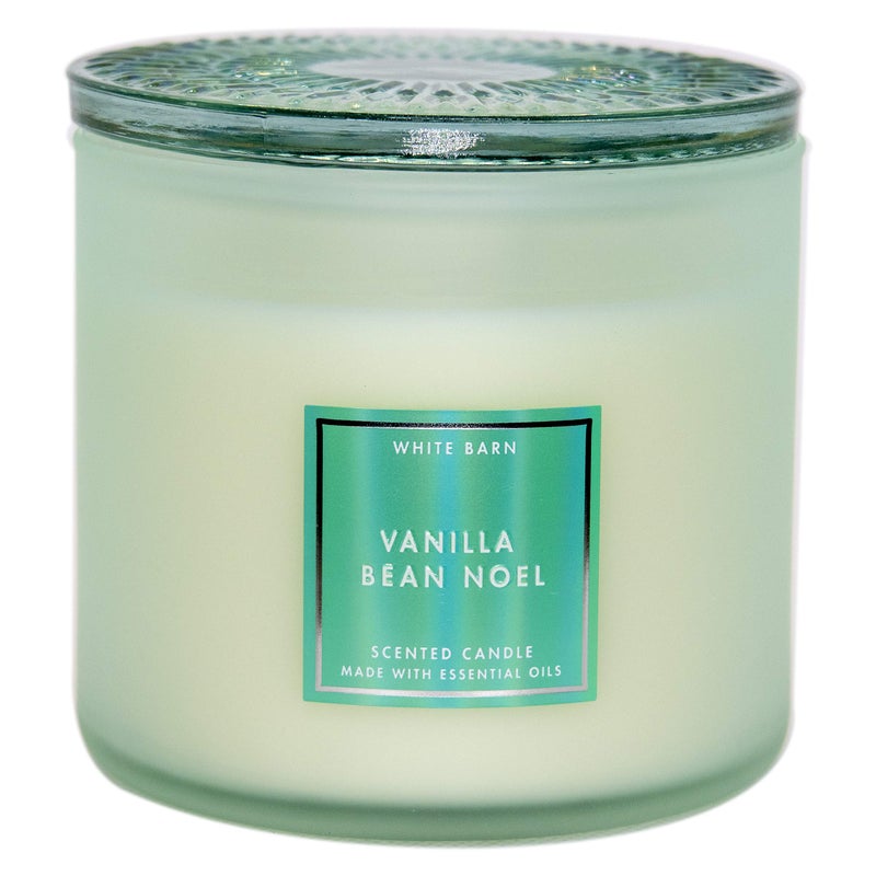 White Barn White Barn Bath and Body Works  3-Wick Candle w/Essential Oils - 14.5 oz - Many Scents! (Vanilla Bean Noel)  - Image 2