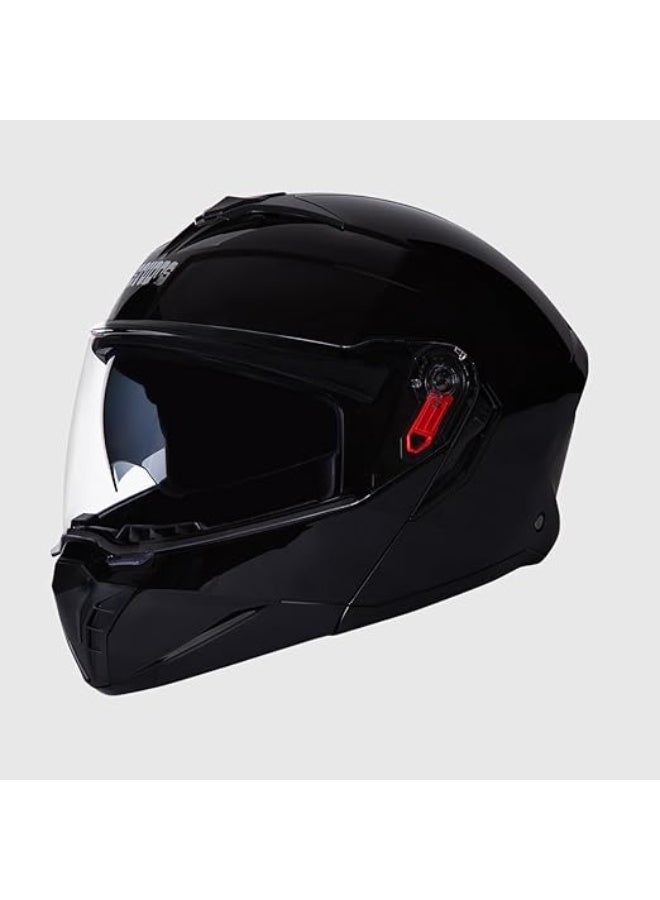 ستدز خوذة القابلة للرفع طراز تروبر – باللون الأسود اللامع