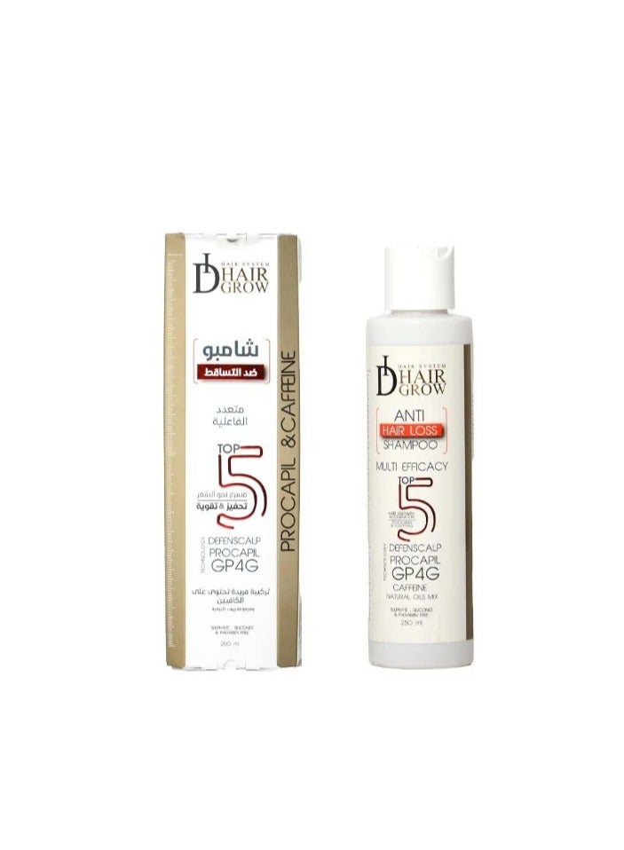 ID Hair Grow Anti-Dandruff Shampoo for Daily Use – Fights Flakes, Reduces Itching, Supports Scalp Health – Suitable for All Hair Types – 250ml
