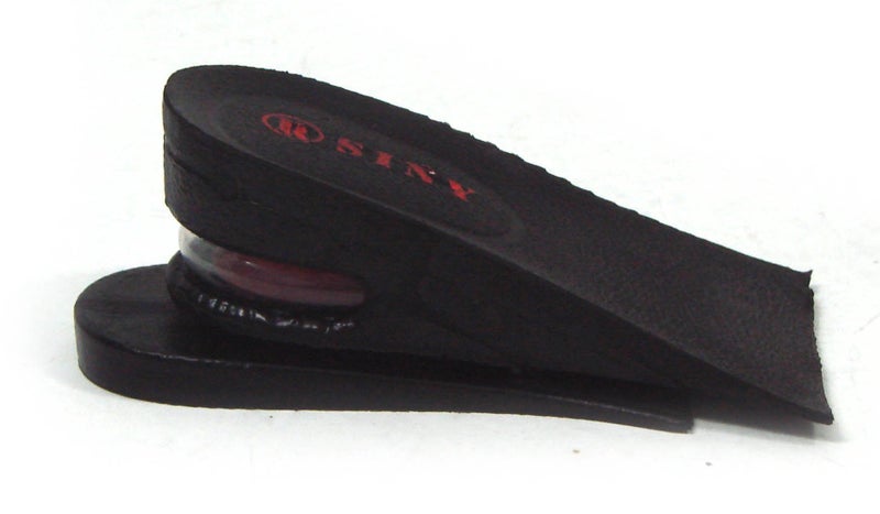 SINY® 2 inches 2-Layer Shoe Insoles for Women and Men Height Increase Air up Cushion Black Lift Kit - Image 2