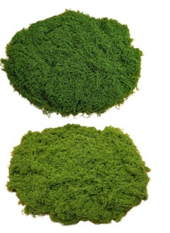 Mordely Fake Moss 30g Plastic Artificial Moss Realistic Looking Faux Moss Natural Fake Green Lichen Plants for Plant Pot Crafting Garden Patio Decoration Dark Green Faux Moss Artificial Moss for Plant Pots Ar  - Image 5
