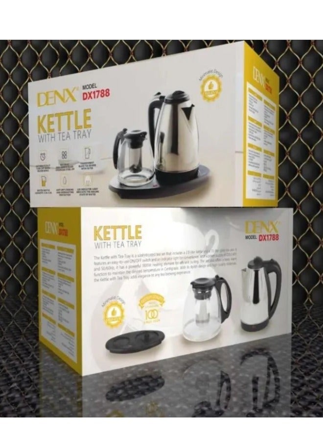 Denx Electric Kettle With A Teapot With Automatic Shut-Off Feature - Image 4