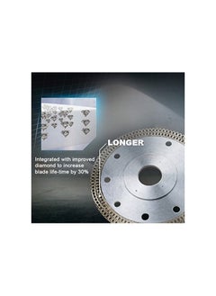 KSEIBI Diamond Blade 115x22.2mm Super Thin Diamond Saw Blade, Tile Blades for Cutting Porcelain Tiles, Granite Marble Ceramics, Ultra Fine Finishing Circular Saw Blades  - Image 2