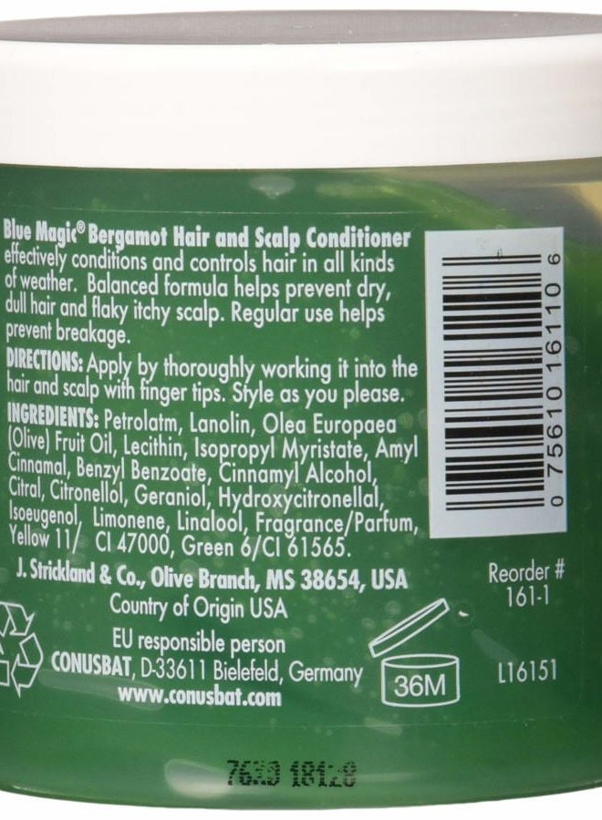 BLUE MAGIC Bergamot Hair & Scalp Conditioner, 12 oz (340 g) (Pack of 6) - Image 2
