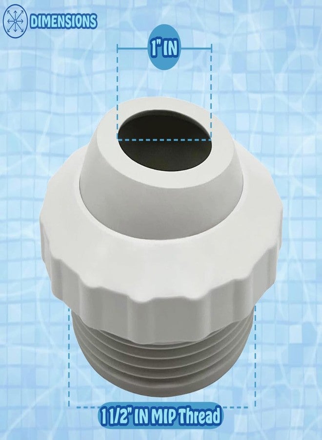 Poolzilla Directional Eyeball Inlet - Pool Accessory for Inground Pools - Swimming Pool Accessories - Fitting 1 Inch Opening and 1 1/2 MIP Thread for Pools - Image 2