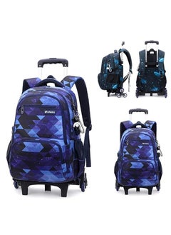 Generic Rolling Student Backpack Travel Trolley Book Bag School Wheeled Backpack for Boys Girls Kids Luggage Case with Wheels Trolley Backpack  - Image 3