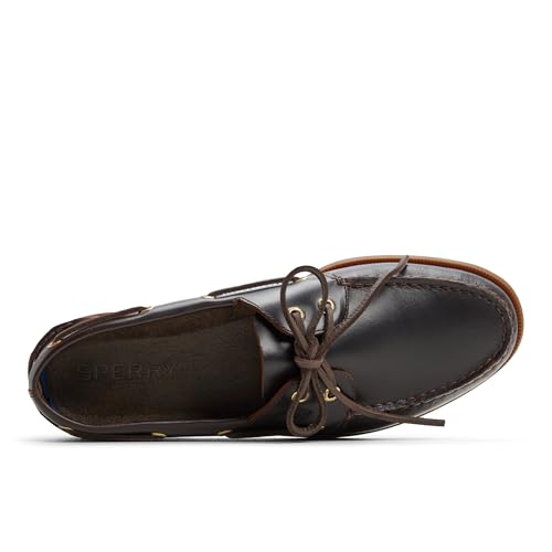 Sperry Men's Authentic Original 2-Eye Boat Shoe, Amaretto, 7 - Image 5