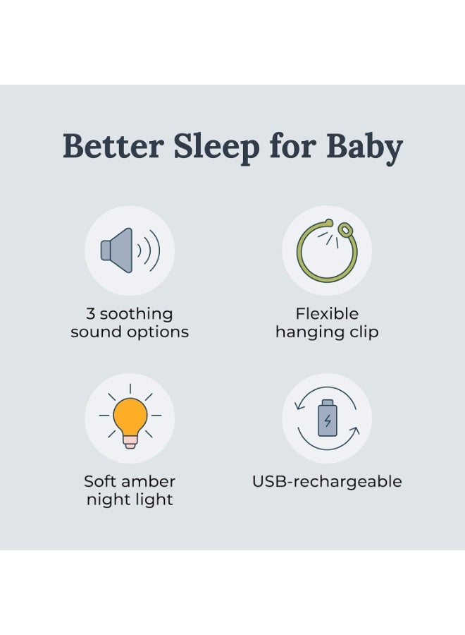 مارباك جهاز يوغا سليب هَشْه المحمول لإصدار الضوضاء البيضاء للأطفال، 3 أصوات طبيعية مهدئة مع تحكم في مستوى الصوت، حجم صغير، خاصية إلغاء الضوضاء للمساعدة على النوم، توفير الخصوصية في المكتب، والتأمل، هدية مثالية. - Image 2