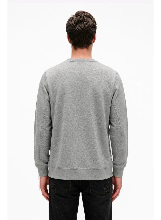 Bad Bear Tune Crewneck Man Graymelange Sweatshirt 26.02.12.008-c19.