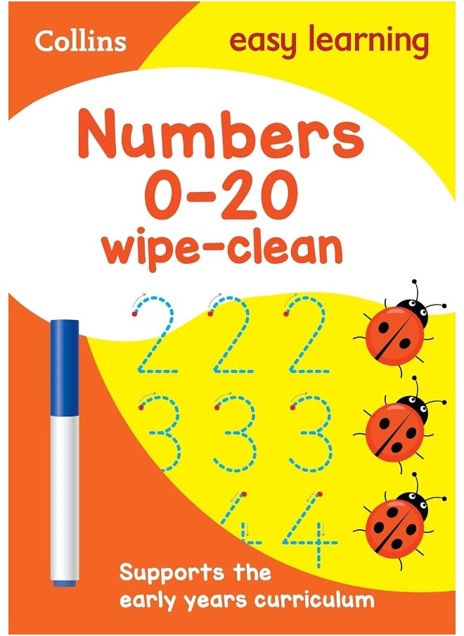 Numbers 0-20 Age 3-5 Wipe Clean Activity Book: Ideal for Home Learning  - Image 1