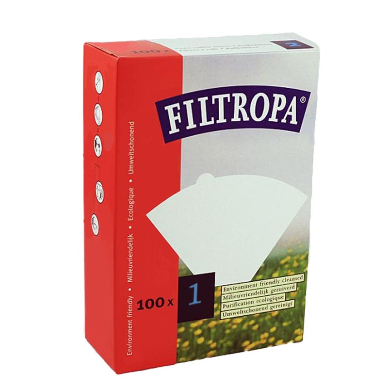 FILTROPA Filtropa White Coffee 11 Box 100 count No 1 Filter 