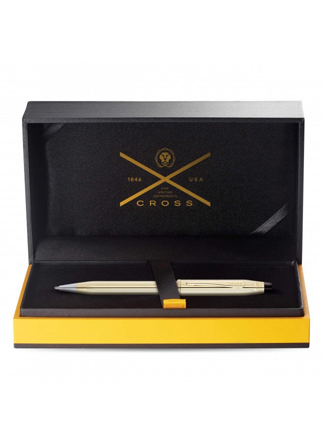 Cross Century II Refillable Ballpoint Pen, Medium Ballpen, Includes Luxury Gift Box - 10 Carat Gold-Filled - Image 3