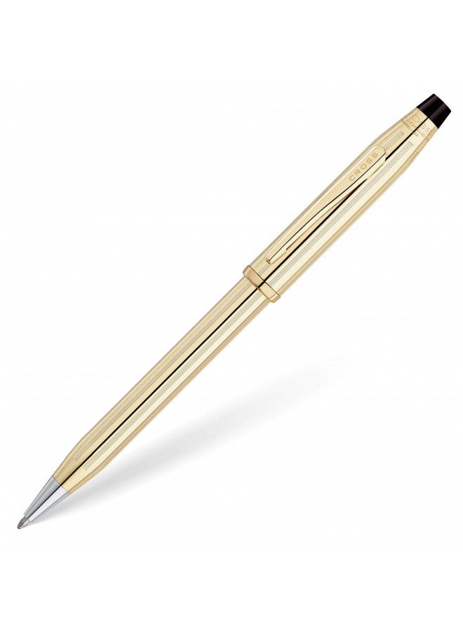 Cross Century II Refillable Ballpoint Pen, Medium Ballpen, Includes Luxury Gift Box - 10 Carat Gold-Filled - Image 1