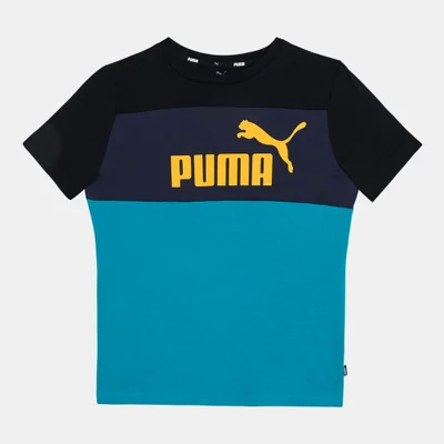 PUMA Kids' Essentials+ Colourblock T-Shirt (Older Kids)