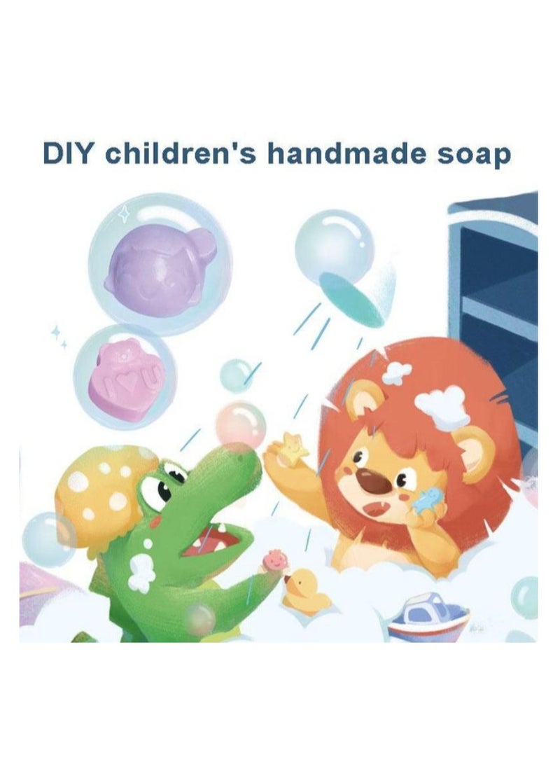 Kids Soap Making Kit, ABS Soap Making Supplies, Skin-Friendly Science Experiment Kit, Non-Irritating Soap Kit, DIY Crystal Soap Making Toy for Age 6+ Children, Birthday, Children's Day - Image 3