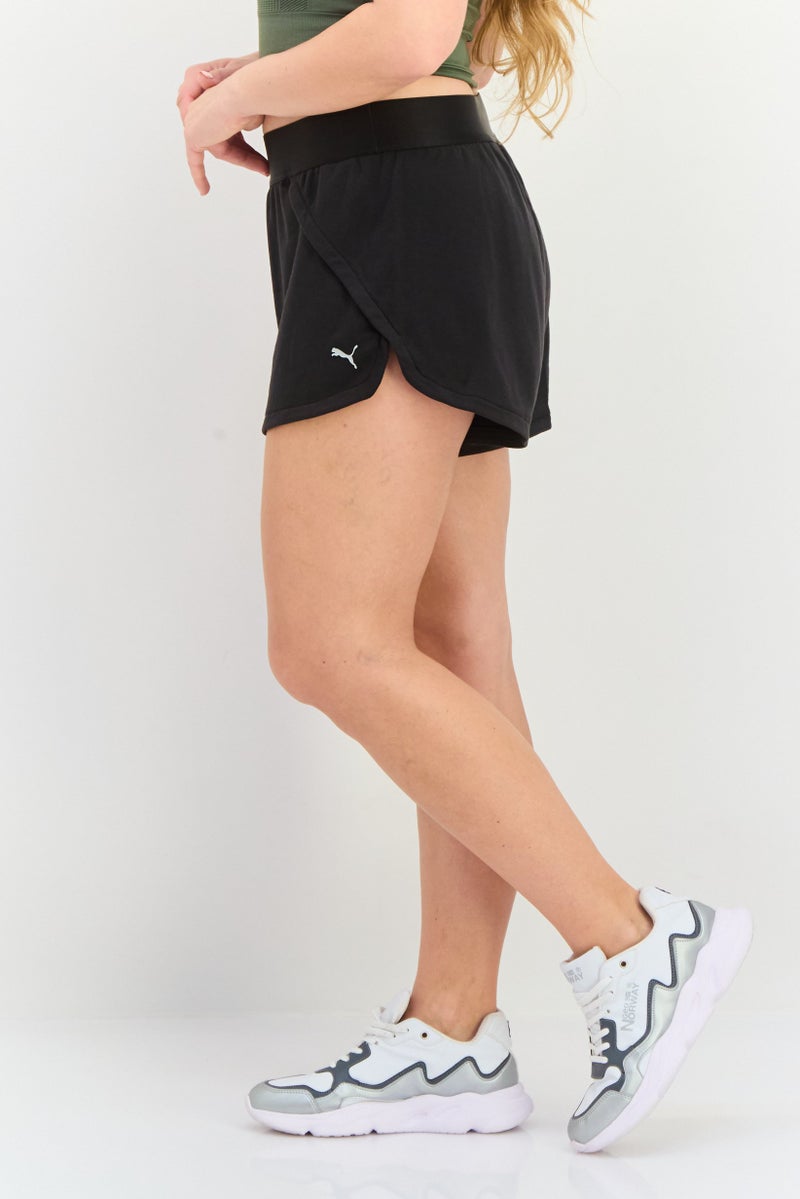 PUMA Women Sportswear Fit Training Shorts, Black - Image 2