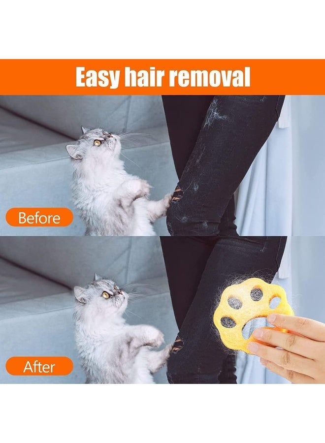 ECVV 4 pcs Laundry Lint Catcher for Bedding/Clothes, Reusable Pet Hair Remover for Washing Machine and Dryer, Dog Cat Hair Catcher for Removing Lint/Hair - Image 2