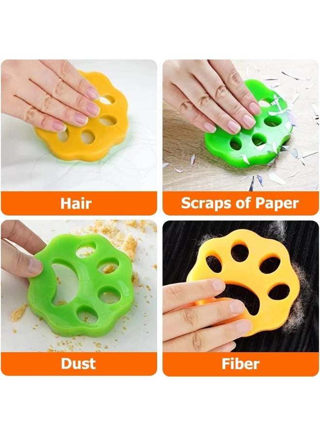 ECVV 4 pcs Laundry Lint Catcher for Bedding/Clothes, Reusable Pet Hair Remover for Washing Machine and Dryer, Dog Cat Hair Catcher for Removing Lint/Hair - Image 3