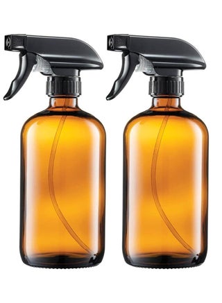 8oz 2Pcs Brwon Glass Boston Spray Bottles  With fog and airflow settings - pzsku/Z80AA66F438F84AAED57BZ/45/1746391506/a2da5146-6e83-46f9-bad0-789ca1415e70