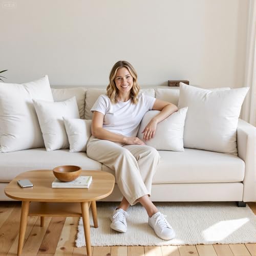 MIULEE Throw Pillow Insert Premium Pillow Stuffer Sham Rectangle for Decorative Cushion Bed Couch Sofa 12x20 Inch - Image 5