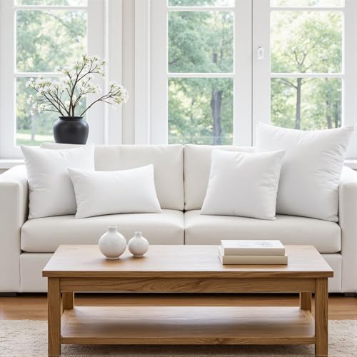 MIULEE Throw Pillow Insert Premium Pillow Stuffer Sham Rectangle for Decorative Cushion Bed Couch Sofa 12x20 Inch - Image 4