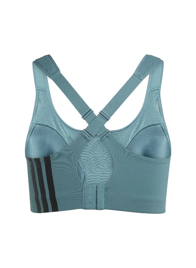 adidas Adidas Tlrdim Hs Bra Green Workout Bra - High Support Bra For Women