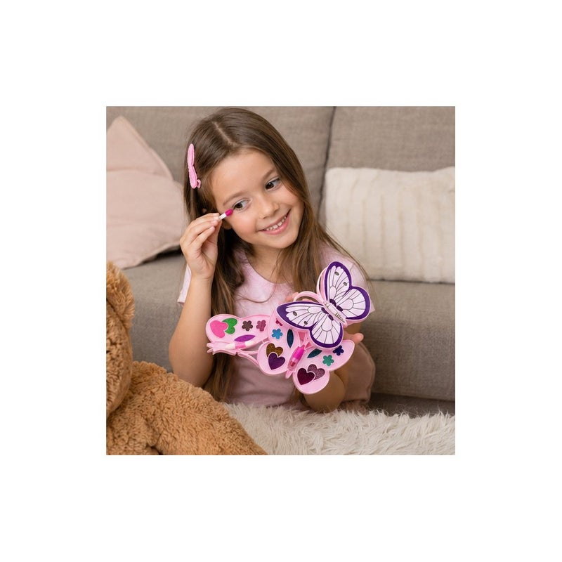 WinFun Little Professionals | Girls Butterfly Cosmetics Makeup Toy Set for Kids - Image 4