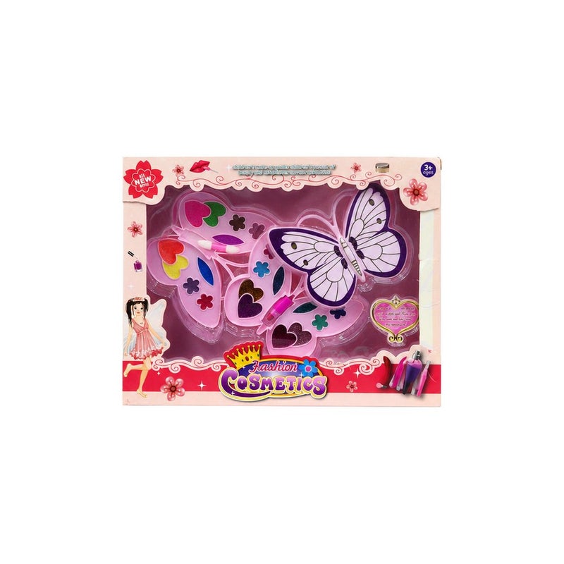 WinFun Little Professionals | Girls Butterfly Cosmetics Makeup Toy Set for Kids - Image 2