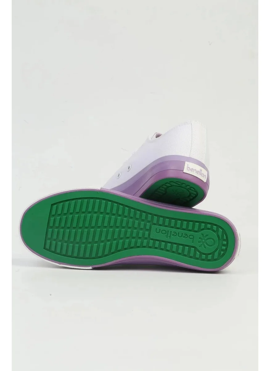 بينيتون Women's Sports Shoes BNI-10031Z White Lilac