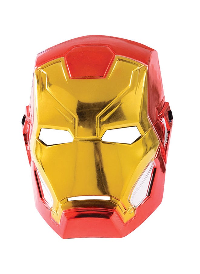 RUBIE'S قناع Marvel Avengers Iron Man Deluxe للأطفال الرسمي، إكسسوار زي مقاس واحد  - Image 1