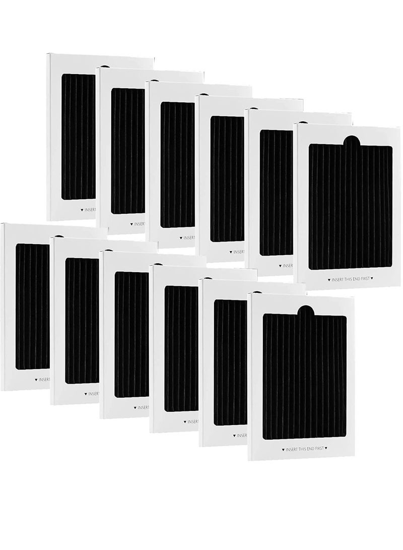 12-Pack Activated Carbon Refrigerator Air Filter for Frigidaire & Electrolux - Odor Reduction Compatible with RAF1150, 242061001, 242047801, 242047804 - Image 1