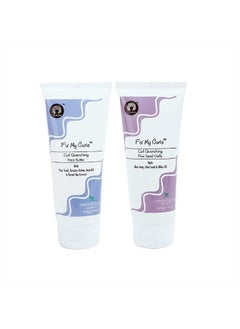 Fix My Curls Fix My Curls Curl Quenching Moisture Bundle for Curly and Wavy Hair, 1.76 Oz Each  - Image 1
