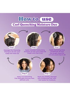 Fix My Curls Fix My Curls Curl Quenching Moisture Bundle for Curly and Wavy Hair, 1.76 Oz Each  - Image 3